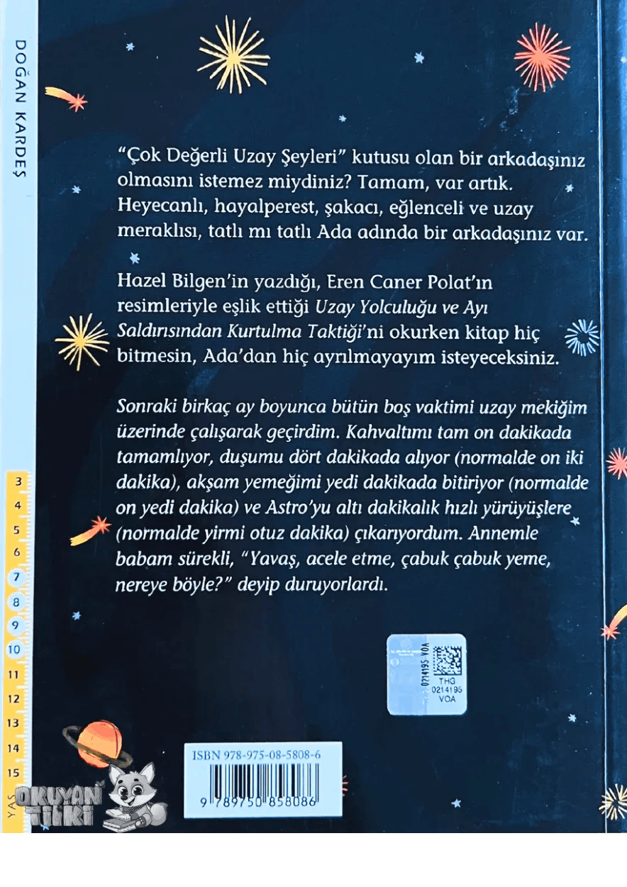 Uzay Yolculuğu ve Ayı Saldırısından Kurtulma Taktiği (7+ Yaş) - Okuyan Tilki