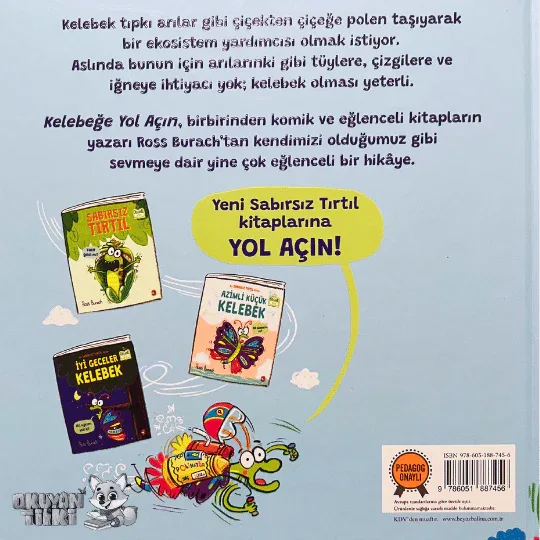 Kelebeğe Yol Açın - Organik Kitap (4+ Yaş) - Okuyan Tilki