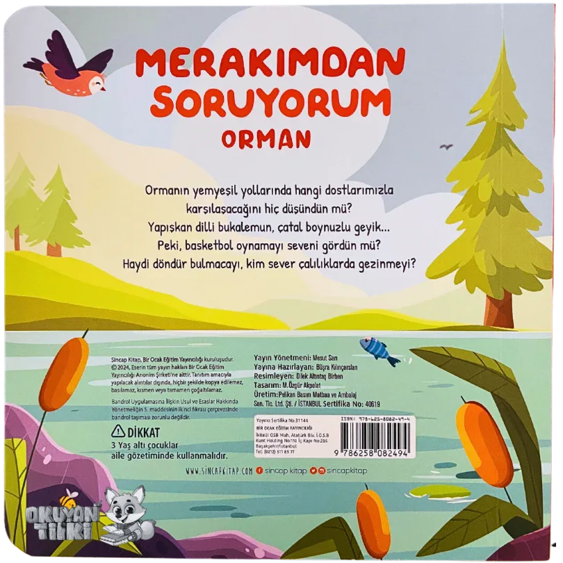 Merakımdan Soruyorum - Orman (1+ Yaş) - Okuyan Tilki