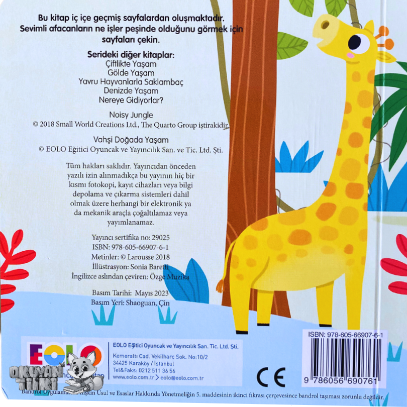 Sürgülü Kitap - Vahşi Doğada Yaşam (2+ Yaş)