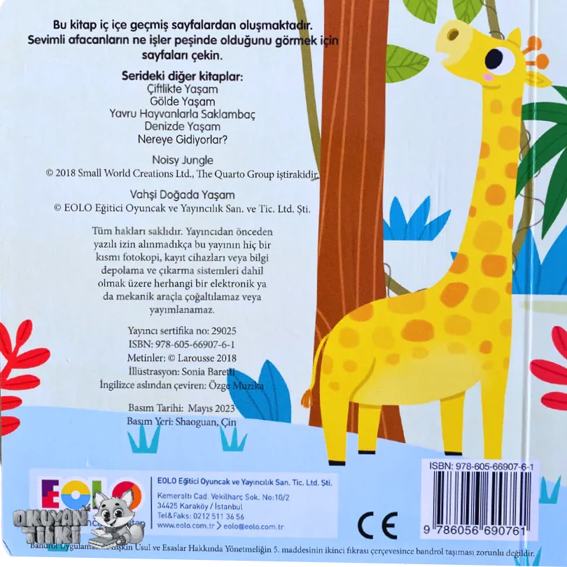 Sürgülü Kitap - Vahşi Doğada Yaşam (2+ Yaş) - Okuyan Tilki