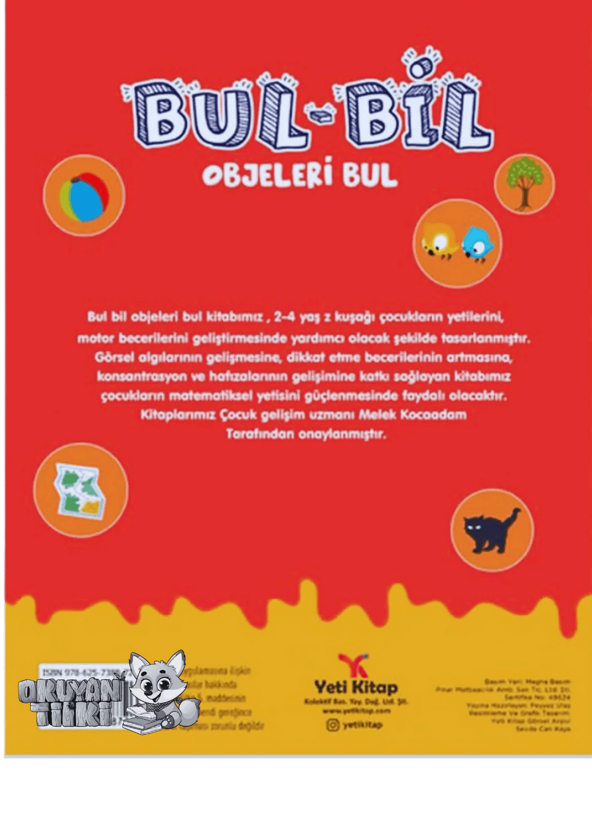 Bul-Bil Objeleri Bul (2+ Yaş) - Okuyan Tilki