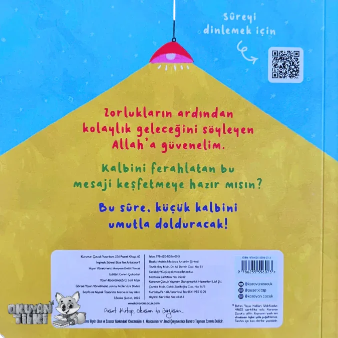 İnşirah Suresi Bize Ne Anlatıyor? (1+ Yaş) - Okuyan Tilki