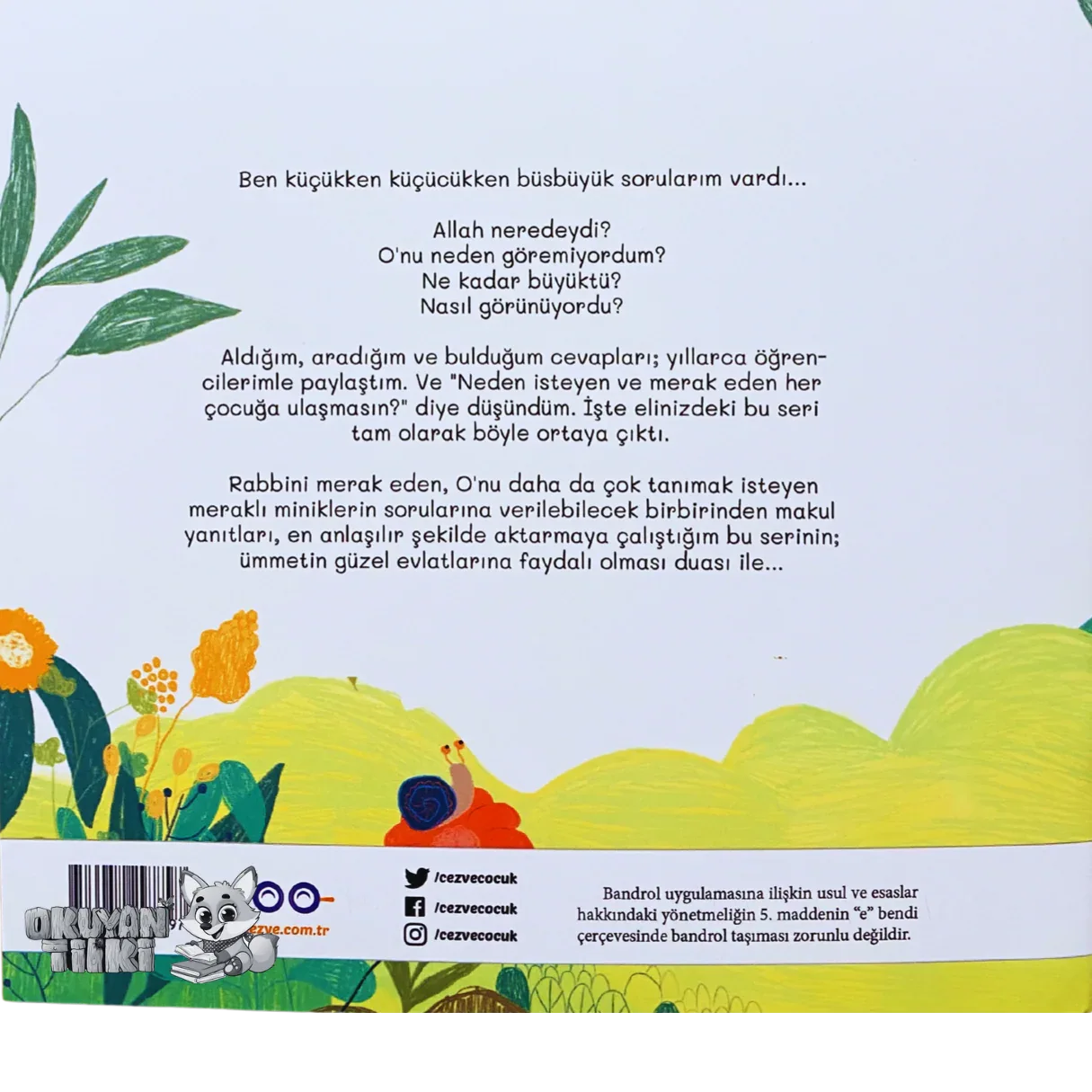 Allah'ı Neden Göremiyorum? (3+ Yaş) - Okuyan Tilki
