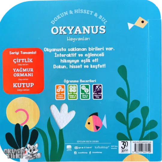 Dokun & Hisset & Bul-Okyanus Hayvanları (Fühlbuch, 2+ Yaş) - Okuyan Tilki