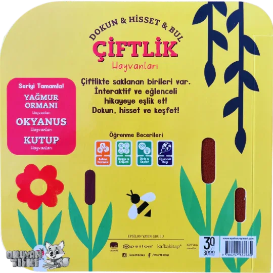 Dokun & Hisset & Bul-Çiftlik Hayvanları (Fühlbuch, 2+ Yaş) - Okuyan Tilki