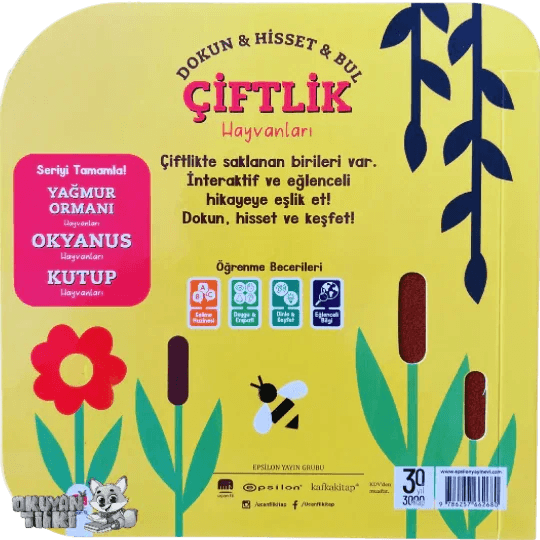 Dokun & Hisset & Bul-Çiftlik Hayvanları (Fühlbuch, 2+ Yaş) - Okuyan Tilki