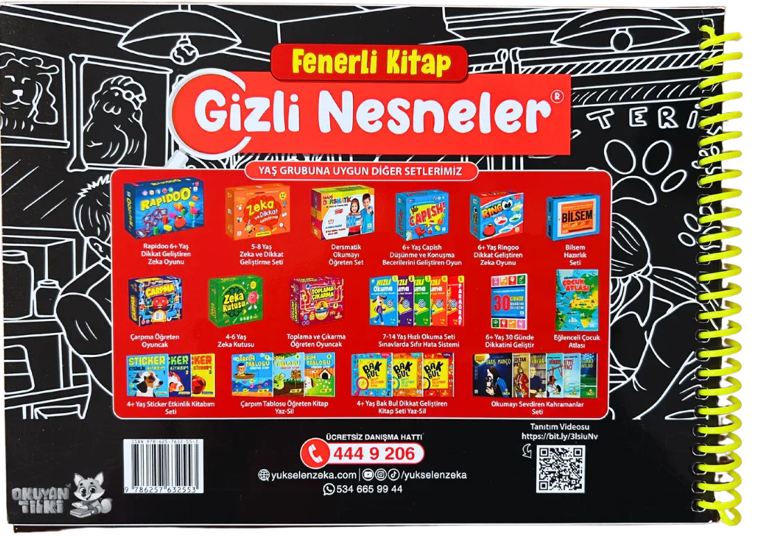 Gizli Nesneler - Fenerli Kitap (1+ Yaş) - Okuyan Tilki