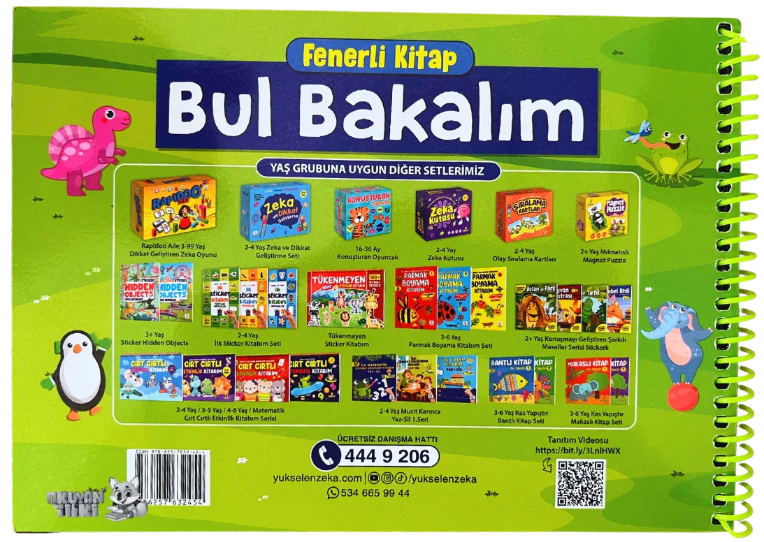 Bul Bakalım - Fenerli Kitap (1+ Yaş) - Okuyan Tilki