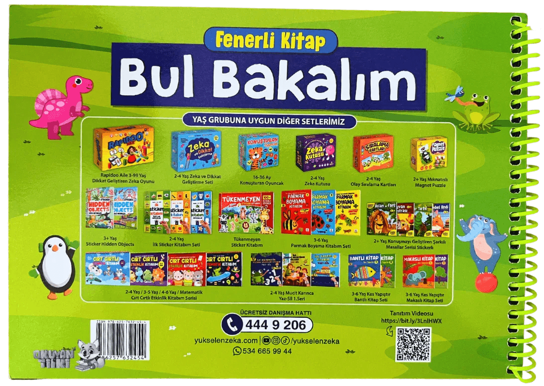 Bul Bakalım - Fenerli Kitap (1+ Yaş) - Okuyan Tilki