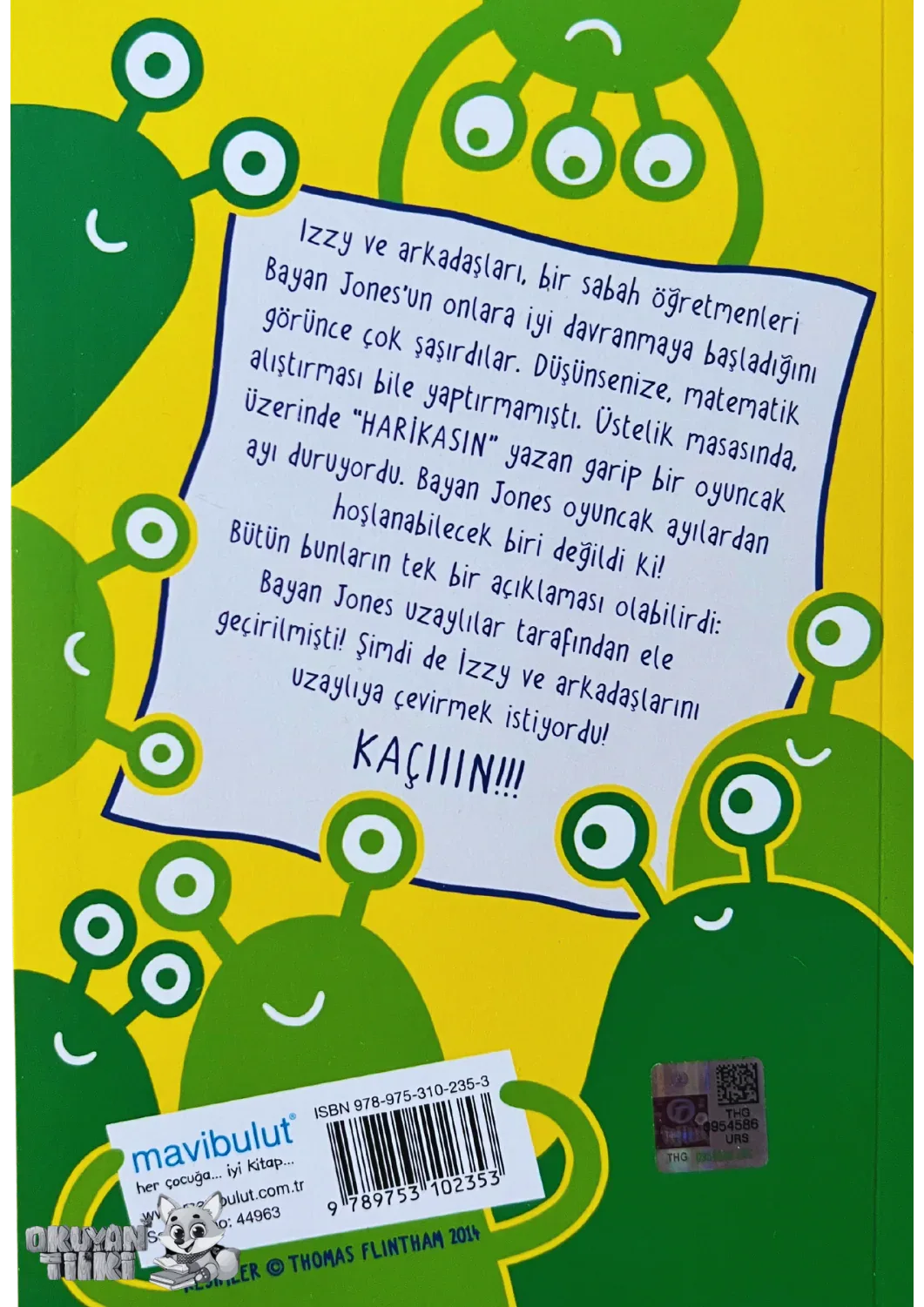 Yoksa Öğretmenim Bir Uzaylı mı? (8+ Yaş) - Okuyan Tilki