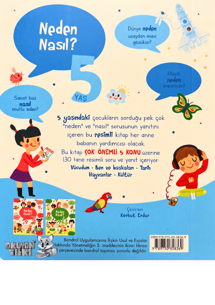 Neden Nasıl? – 5 Yaş (5+ Yaş)