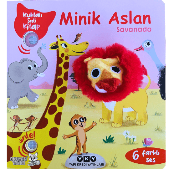 Minik Aslan Savanada (Kuklalı Sesli Kitap, Soundbuch)