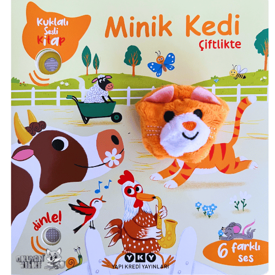 Minik Kedi Çiftlikte (Kuklalı Sesli Kitap, Soundbuch)