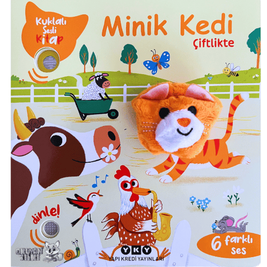 Minik Kedi Çiftlikte (Kuklalı Sesli Kitap, Soundbuch)