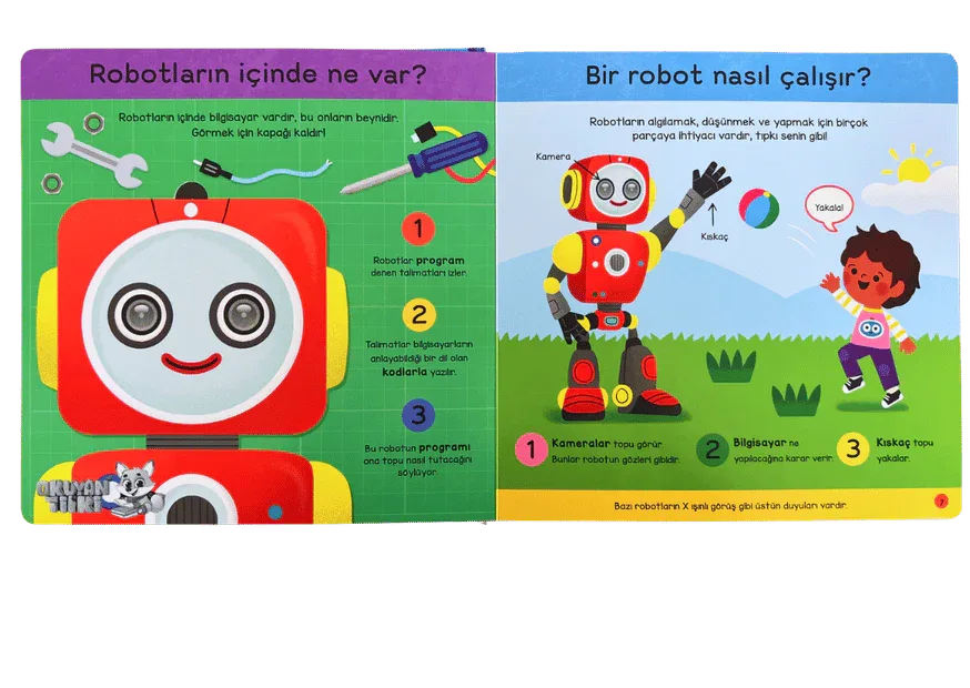 İlk Kitaplarım – Robotlar (0+ Yaş) - Okuyan Tilki