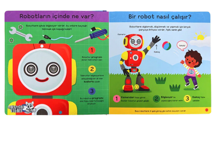 İlk Kitaplarım – Robotlar (0+ Yaş) - Okuyan Tilki