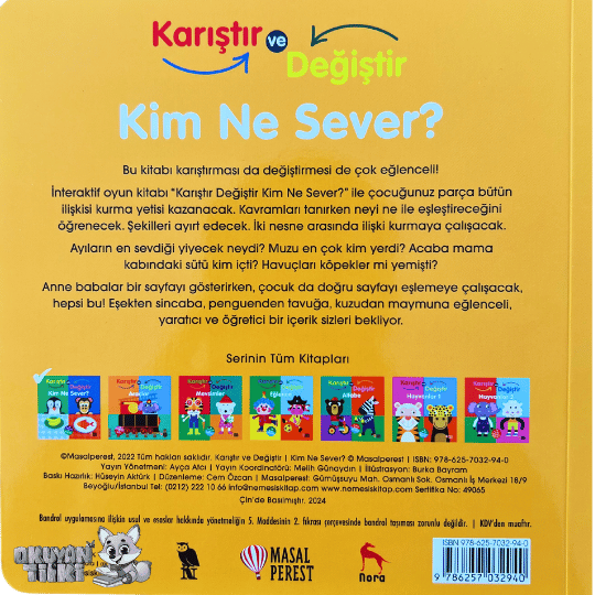 Karıştır ve Değiştir-Kim ne Sever (0+ Yaş)