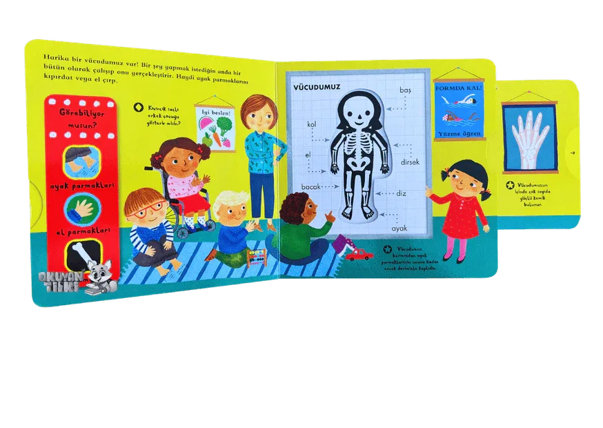 Hareketli Vücudumuz (2+ Yaş) - Okuyan Tilki