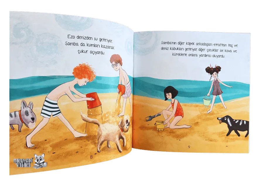 Ezo ve Samba Yaz Tatili (6+ Yaş) - Okuyan Tilki