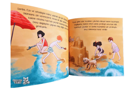 Ezo ve Samba Yaz Tatili (6+ Yaş) - Okuyan Tilki