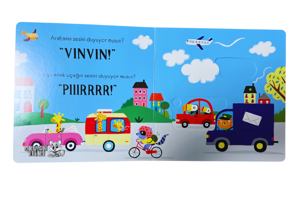 Hareketli Sesli Kitaplar – Vınnn! (0+ Yaş)