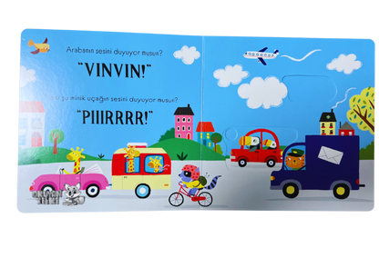 Hareketli Sesli Kitaplar – Vınnn! (0+ Yaş)