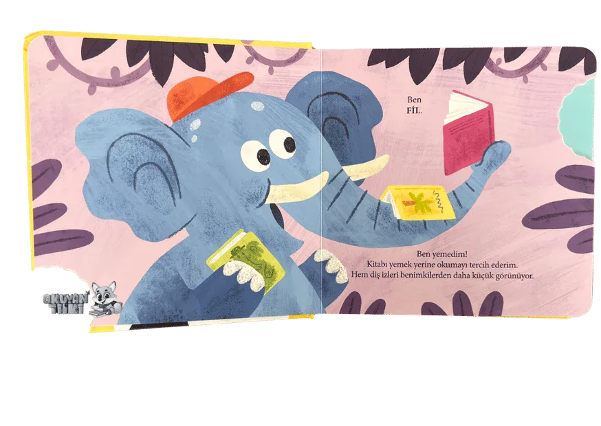 Panda'nın Kitabını Kim Yedi? (1+ Yaş) - Okuyan Tilki