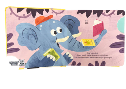 Panda'nın Kitabını Kim Yedi? (1+ Yaş) - Okuyan Tilki