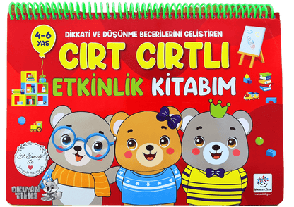 4-6 Yaş Cırt Cırtlı Etkinlik Kitabım