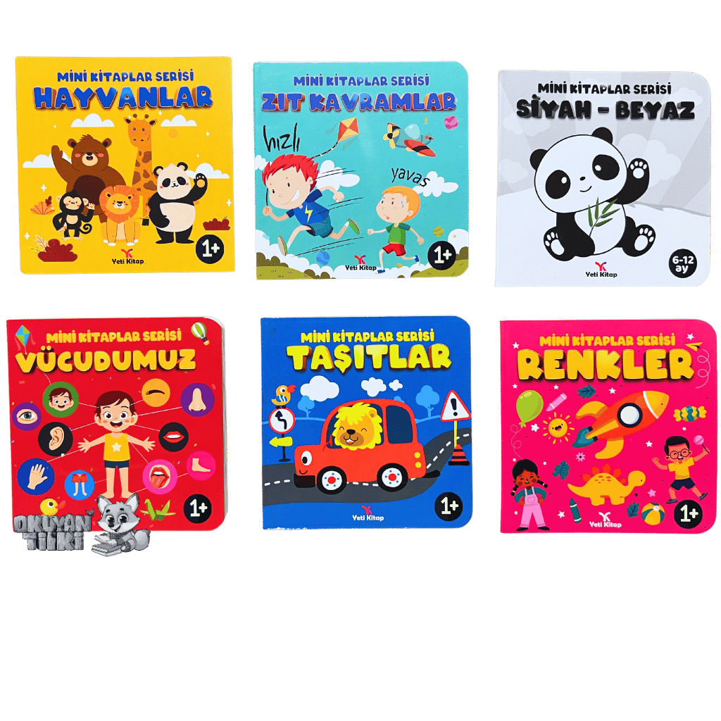 Mini Kitaplar Serisi - Bebek Gelişim Seti (6 Kitap, 1+ Yaş)