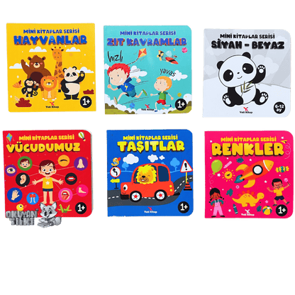 Mini Kitaplar Serisi - Bebek Gelişim Seti (6 Kitap, 1+ Yaş)