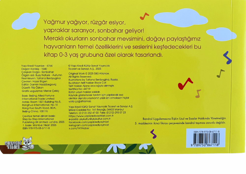 Çalışkan Doğa – Sonbahar – Sesli Kitaplar (Soundbuch)