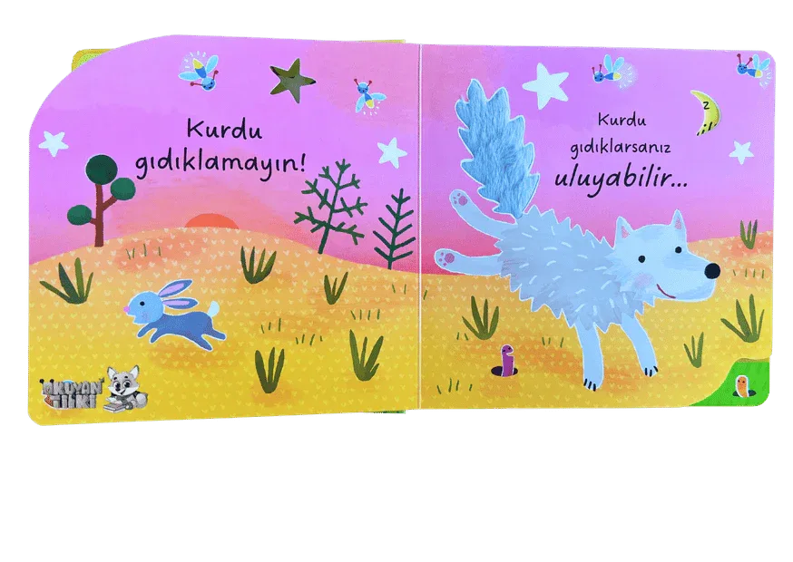 Ayıyı Gıdıklamayın! – Dokun Hisset Sesli Kitaplar (0+ Yaş) - Okuyan Tilki