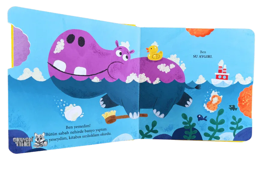 Panda'nın Kitabını Kim Yedi? (1+ Yaş) - Okuyan Tilki