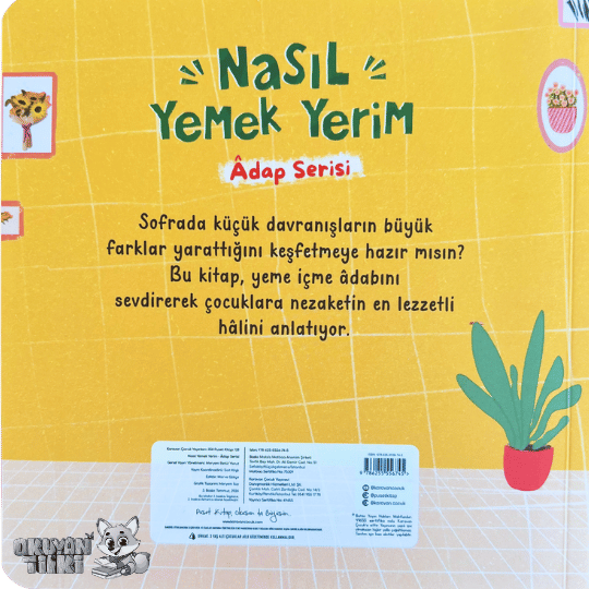 Nasıl Yemek Yerim - Adap Serisi (2+ Yaş)