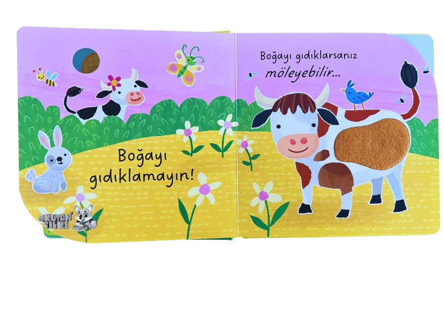 Eşeği Gıdıklamayın! – Dokun Hisset Sesli Kitaplar (0+ Yaş) - Okuyan Tilki