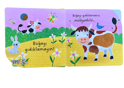 Eşeği Gıdıklamayın! – Dokun Hisset Sesli Kitaplar (0+ Yaş) - Okuyan Tilki