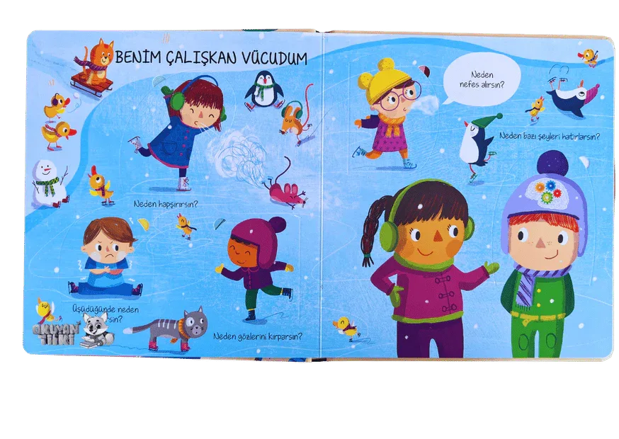 Neden? Vücudumuz - Pencereli Kitap (3+ Yaş) - Okuyan Tilki