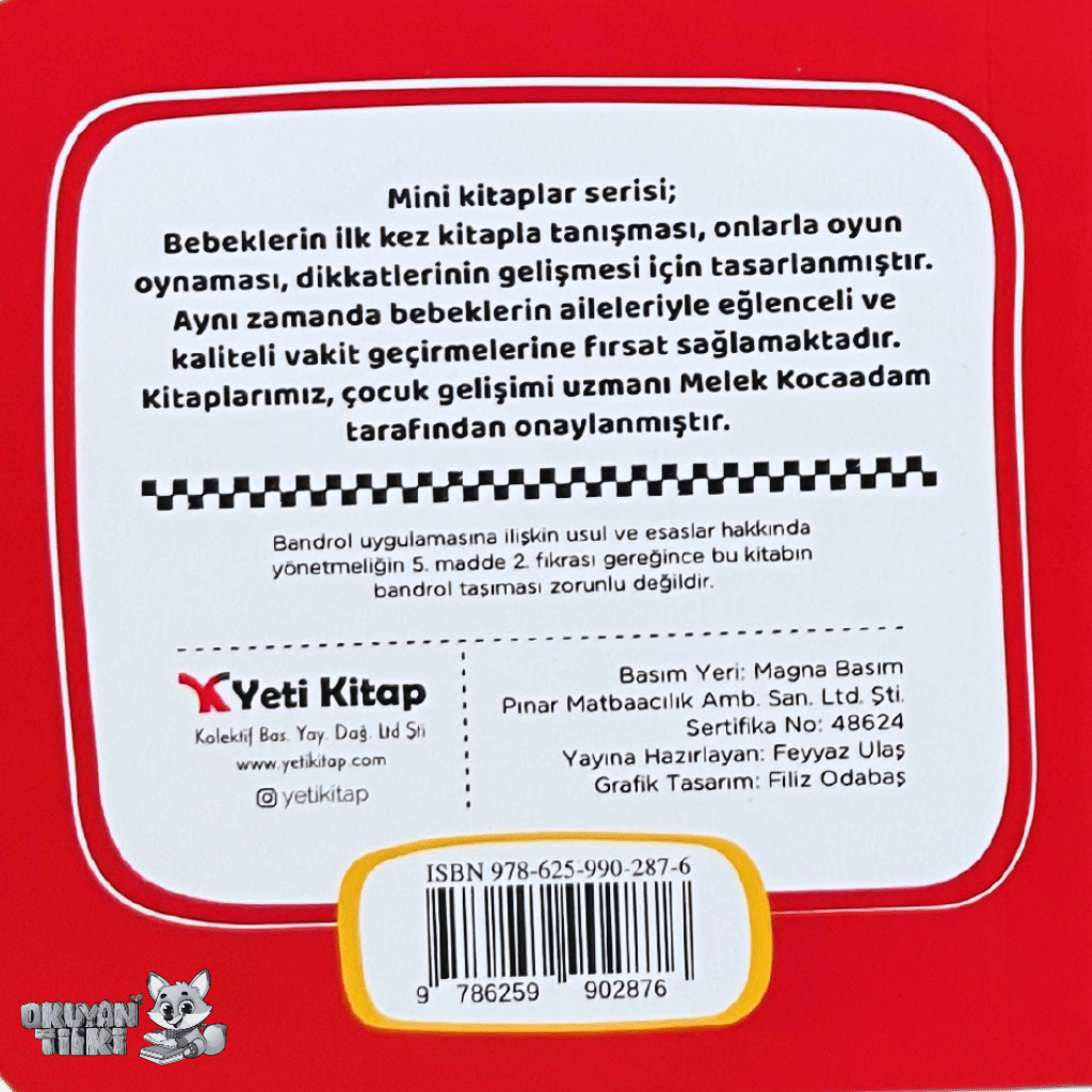 Mini Kitaplar Serisi - Vücudumuz (1+ Yaş)