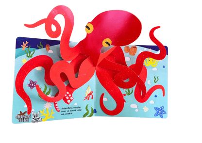 Bebeğimle Hayvanlar Âleminde - Uzun, Uzun, Çok Uzun (1+ Yaş, 3D Kitap) - Okuyan Tilki