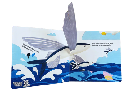 Bebeğimle Hayvanlar Âleminde - Uzun, Uzun, Çok Uzun (1+ Yaş, 3D Kitap) - Okuyan Tilki