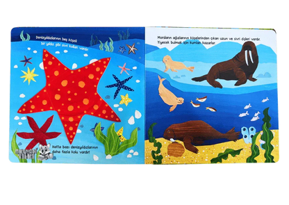 Bebeğimle Hayvanlar Âleminde - Sivri, Sivri, Çok Sivri (1+ Yaş, 3D Kitap) - Okuyan Tilki