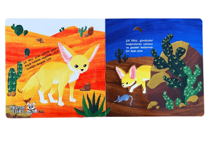 Bebeğimle Hayvanlar Âleminde - Büyük, Büyük, Çok Büyük (1+ Yaş, 3D Kitap) - Okuyan Tilki