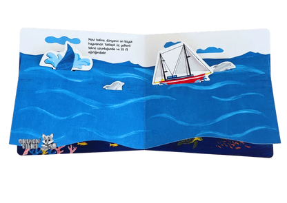 Bebeğimle Hayvanlar Âleminde - Büyük, Büyük, Çok Büyük (1+ Yaş, 3D Kitap) - Okuyan Tilki