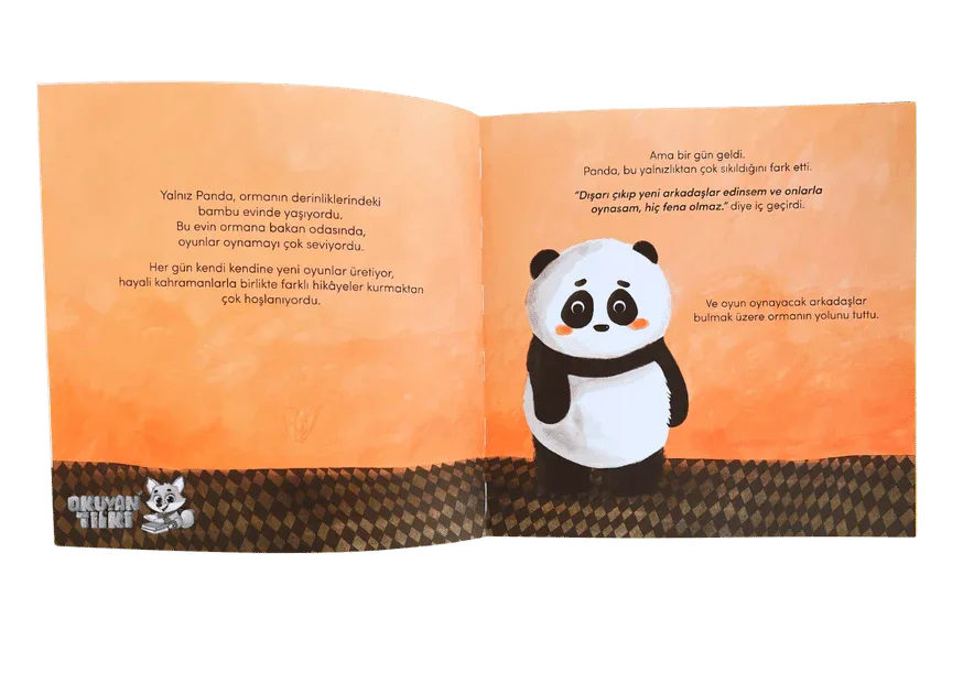 Yalnız Panda - Ekrana Bağımlı Olma (3+ Yaş) - Okuyan Tilki