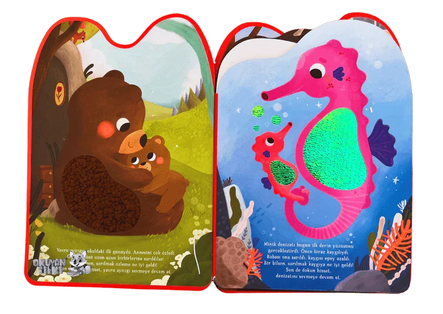 Dokun Hisset Tummy Time - Güvenli Bağlanma Başlıyor (Fühlbuch, 0+ Yaş) - Okuyan Tilki