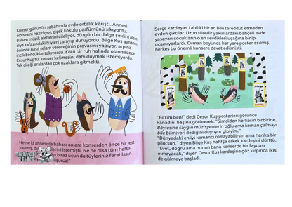 Cesur Kuş ve Bilge Kuş Konseri Kurtarıyor (2+ Yaş) - Okuyan Tilki