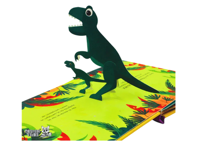 Üç Boyutlu Kitap - Dinozorlar (1+ Yaş) - Okuyan Tilki