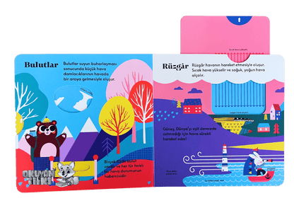 Kıpır Kıpır Hareketli Kitabım – Hava Durumu (3+ Yaş)